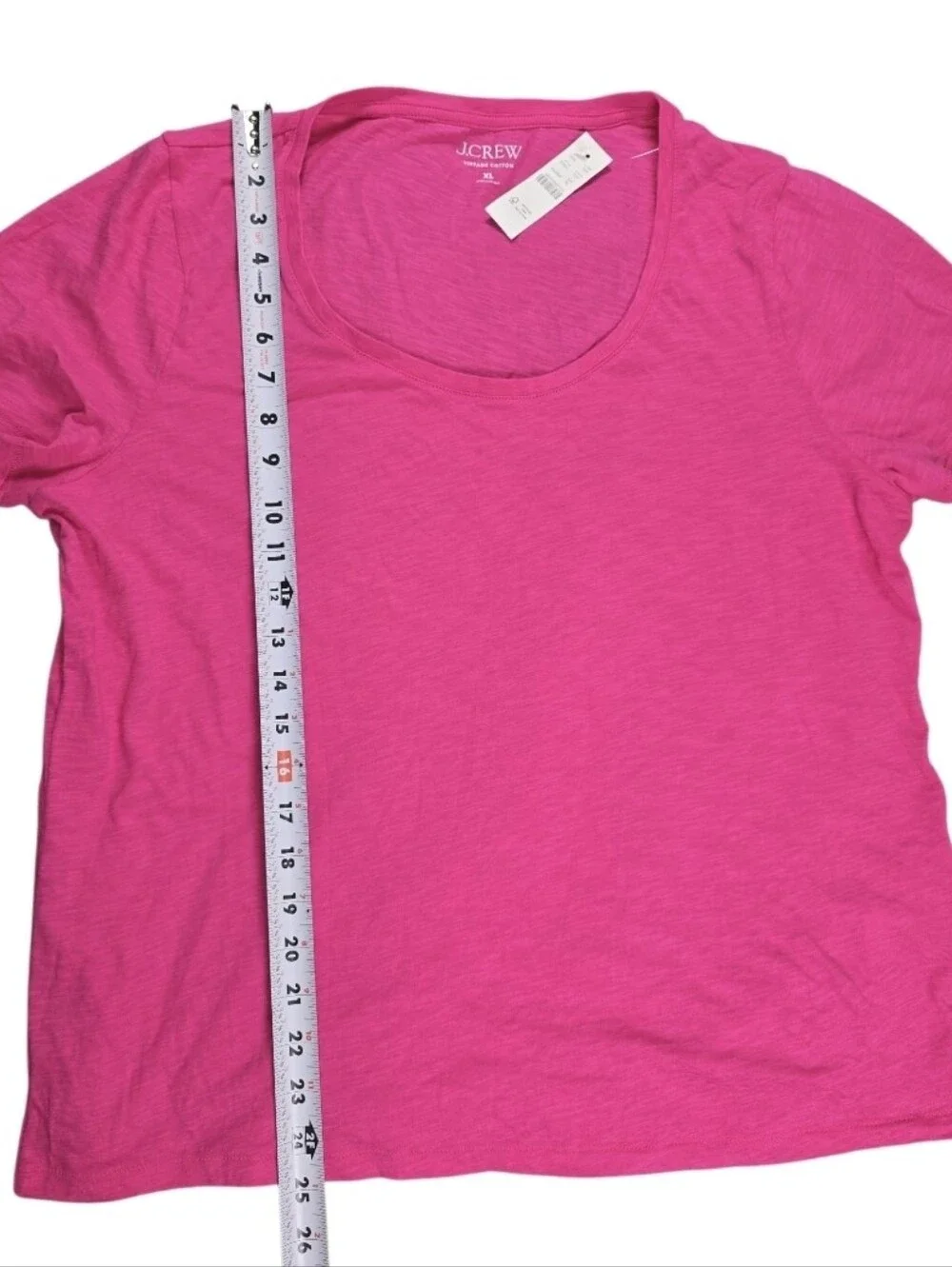 J.Crew Women’s XL Pink Scoop Neck Short Sleeve T-Shirt